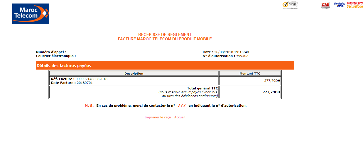 Comment Savoir Son Numero Maroc Telecom Demande De Facture Iam